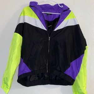 Forever 21 neon jacket